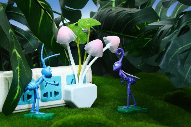 Mushroom Night Light Dusk To Dawn Sensor LED Night