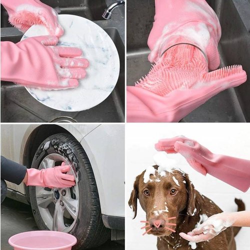 washing Gloves – Reusable Rubber Cleaning Gloves