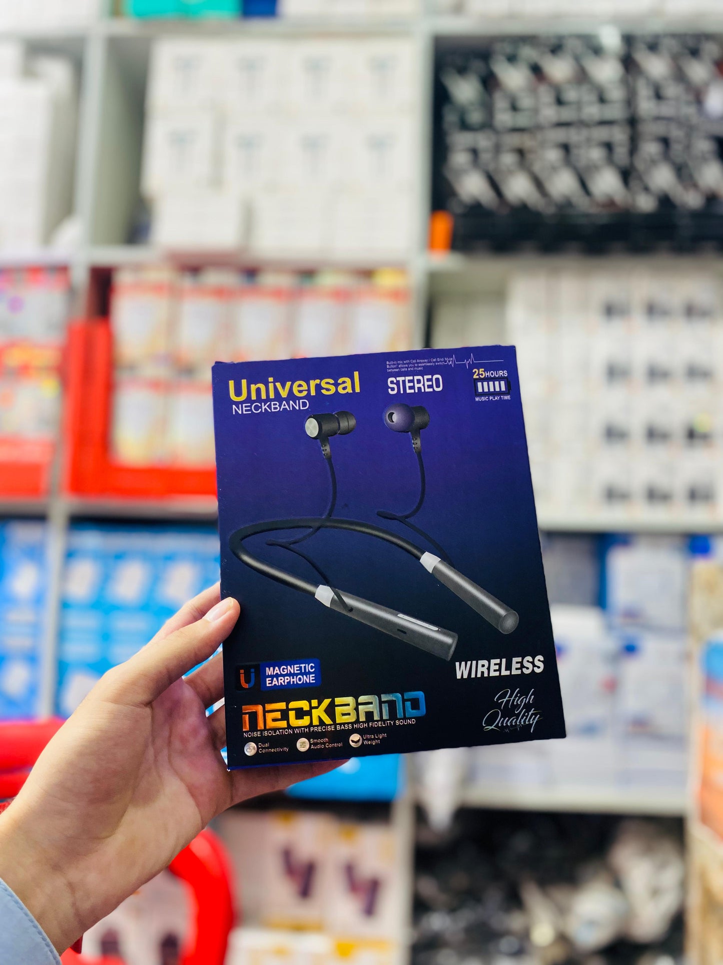Universal Neckband – Wireless Bluetooth Earphones