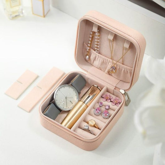 Leather Jewelry Organizer Box