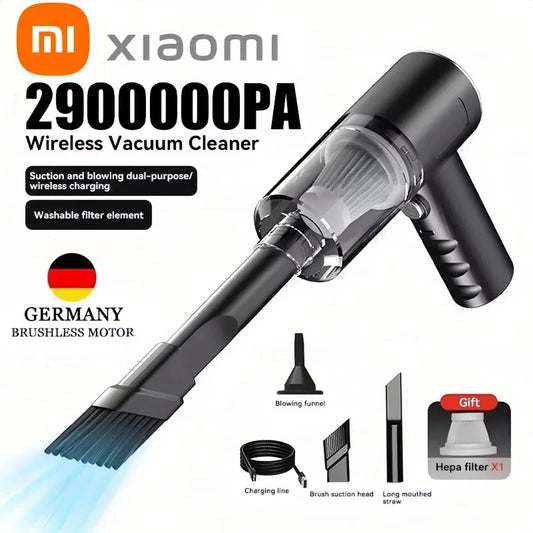 Xiaomi Car Vacuum Cleaner 2900000 Pa 4 In1 Powerful Clean Machine