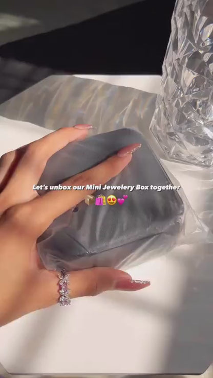 Leather Jewelry Organizer Box